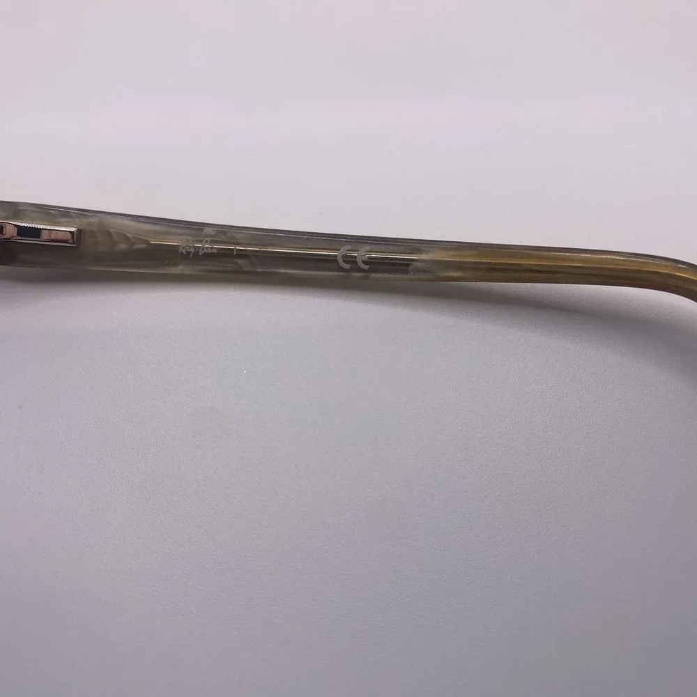 Ray-Ban Eyeglasses FRAMES ONLY RB 5255 Cat Eye 51-16-135 Black Brown 495